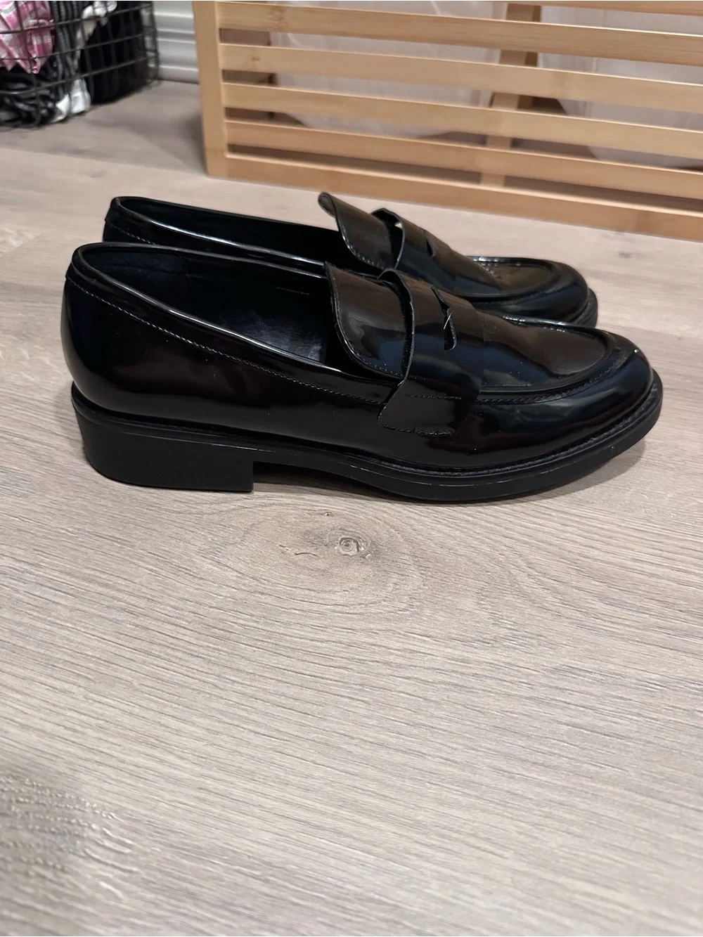 Madden Girl Black Patent Loafers